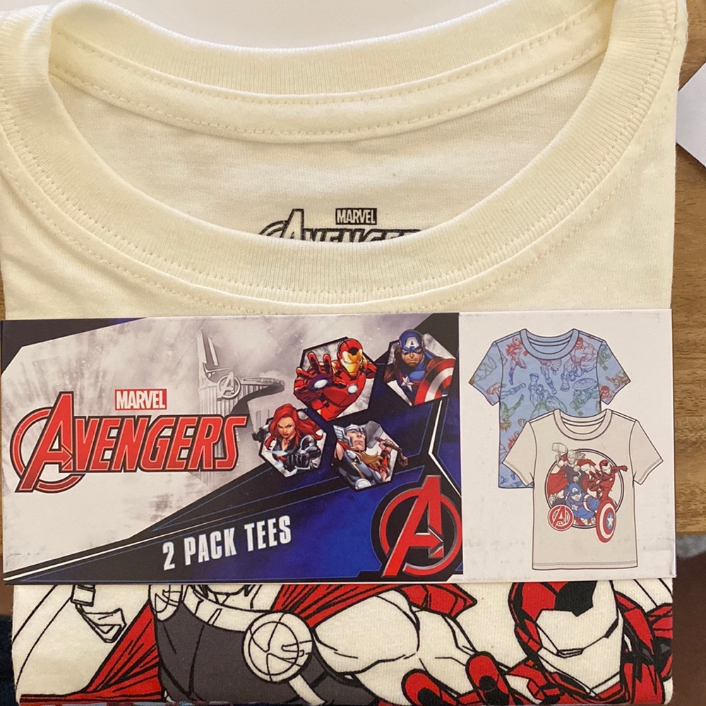NWT Boys Avengers T-Shirts Size 3 T